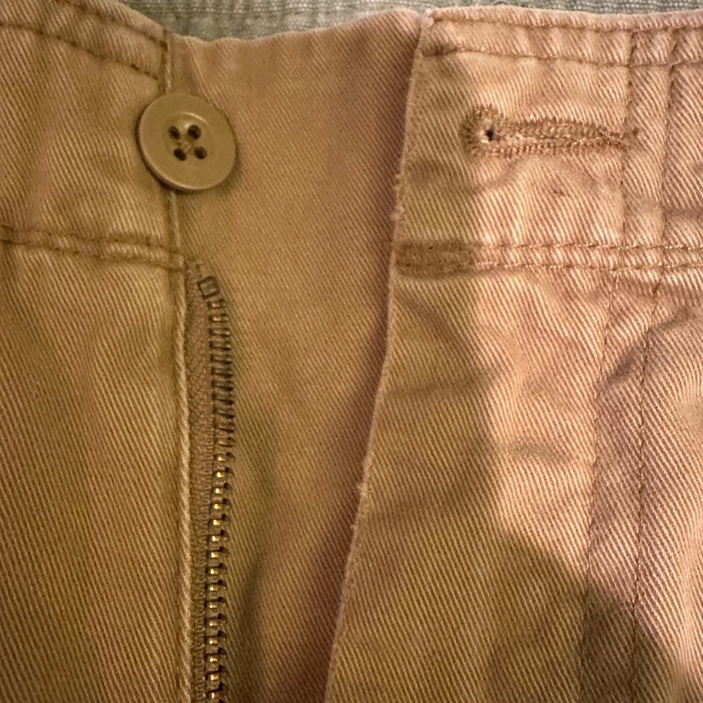 Mens  34X30 Gap Khakis Y2K  Loose Boot Fit Industrial Standard NWT Distressed - Picture 3 of 9